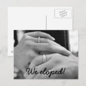 We zijn gestopt met de aankondiging (Voorkant / Achterkant)