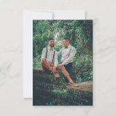 We zijn getrouwd, bedankt voor je komst (Achterkant)