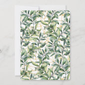 We Zijn Getrouwd Eenvoudige Groene Huwelijksfeest Kaart (Achterkant)