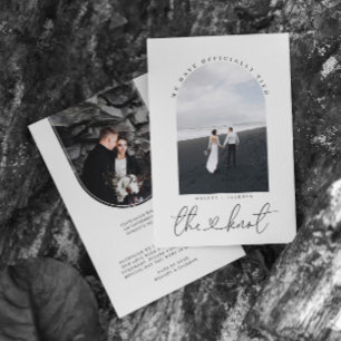 We Zijn Getrouwd   Foto Elopement Aankondiging 