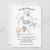 We Zijn Getrouwd - FOTOBRUILOFT UITNODIGINGEN (Voorkant)