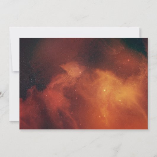 We zijn getrouwd Glitter Hart Foto Elopement Space Kaart (Achterkant)