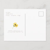 We zijn getrouwd... Het is een feest Turquoise Sun Uitnodiging Briefkaart (Achterkant)