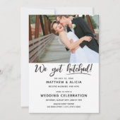 We Zijn Getrouwd Huwelijksaankondiging Kaart (Voorkant)