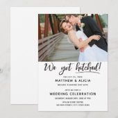 We Zijn Getrouwd Huwelijksaankondiging Kaart (Voorkant / Achterkant)