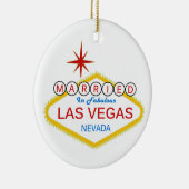 We zijn getrouwd in Las Vegas Ornament (Rechts)