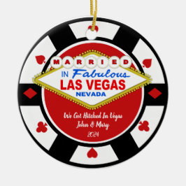 We Zijn Getrouwd in Vegas Ornament