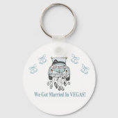 We zijn getrouwd in VEGAS Sleutelhanger (Voorkant)
