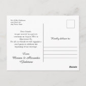 We zijn getrouwd Kaartje ter aankondiging van de b Briefkaart (Achterkant)