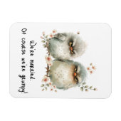 We zijn getrouwd Natuurlijk zijn we chagrijnig koe Magneet (Horizontaal)