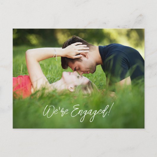 We zijn getrouwd uitnodiging briefkaart (Voorkant)