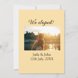 We zijn getrouwd voeg koppel naam stad, datum net  aankondiging