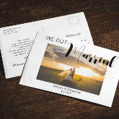 We zijn getrouwd Wedding-Briefkaart Briefkaart
