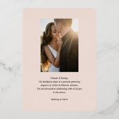 We Zijn Gevlucht Aankondiging Echt Folie Kop (Achterkant)