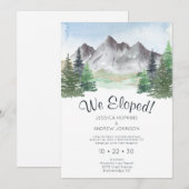 We Zijn Gevlucht Berg Aquarel Kaart (Voorkant / Achterkant)