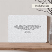 We Zijn Gevlucht | Borstel Lettered Trouwkaart Aankondiging