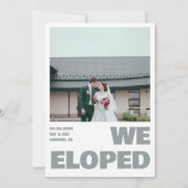 We Zijn Gevlucht Eenvoudige Zee Foto Aankondigings Aankondiging (Voorkant)