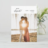 We Zijn Gevlucht Foto Vlucht Aankondiging (Staand voorkant)