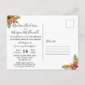 We zijn gevlucht multi foto aankondiging herfst an (Achterkant)