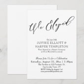 We Zijn Gevlucht Simpelweg, Eenvoudige Zwart Witte Kaart (Voorkant / Achterkant)