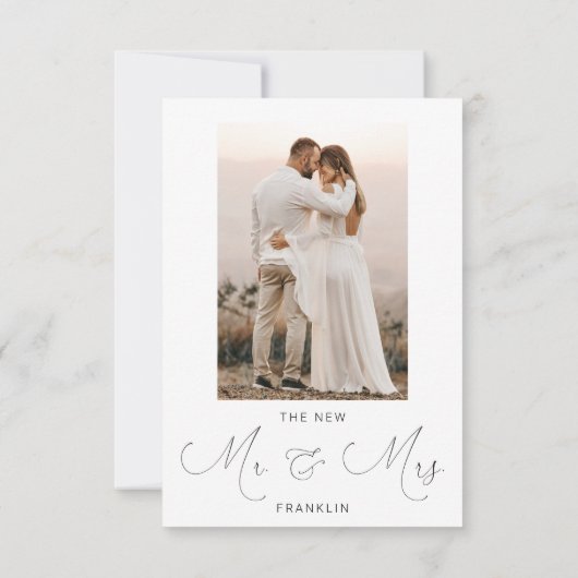 We Zijn Gevlucht Uitnodiging Huwelijksaankondiging (Achterkant)