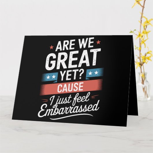 We zijn geweldig, maar voelen ons beschaamd tegen kaart (Gele Bloem)