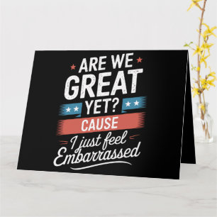 We zijn geweldig, maar voelen ons beschaamd tegen  kaart