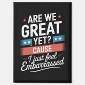 We zijn geweldig, maar voelen ons beschaamd tegen magneet (Voorkant)