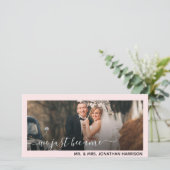 We zijn gewoon de heer Mrs. Foto geworden, net get Aankondiging (Staand voorkant)