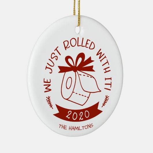 We zijn gewoon doorgewinterd met het grappige kers keramisch ornament (Rechts)