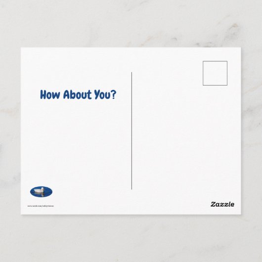 We zijn gewoon Ducky Briefkaart (Achterkant)