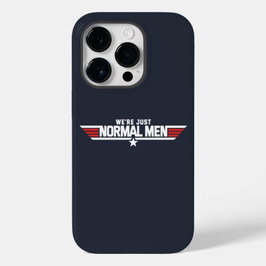 We zijn gewoon normale Mannen Case-Mate iPhone Case (Achterkant)
