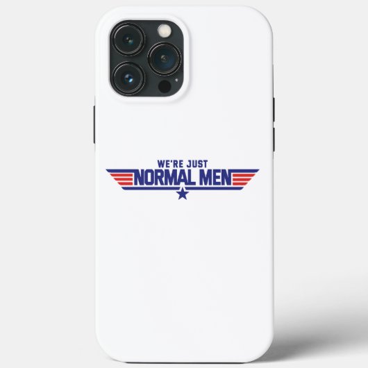 We zijn gewoon normale Mannen Case-Mate iPhone Case (Achterkant)