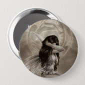 We zijn gewoon spoken ronde button 4,0 cm (Voorkant /achterkant)