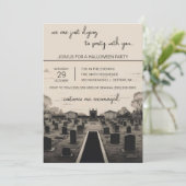 We zijn gewoon stervende om te feesten met je Hall Kaart (Staand voorkant)