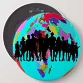 WE ZIJN GEZINS RONDE BUTTON 6,0 CM (Voorkant /achterkant)