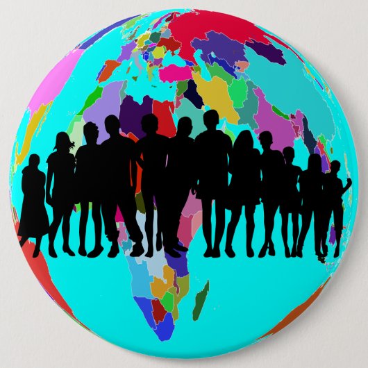 WE ZIJN GEZINS RONDE BUTTON 6,0 CM (Voorkant)