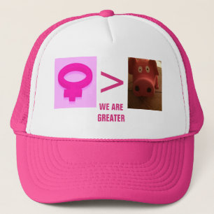 WE ZIJN GROTER PINK EN WITTE PET