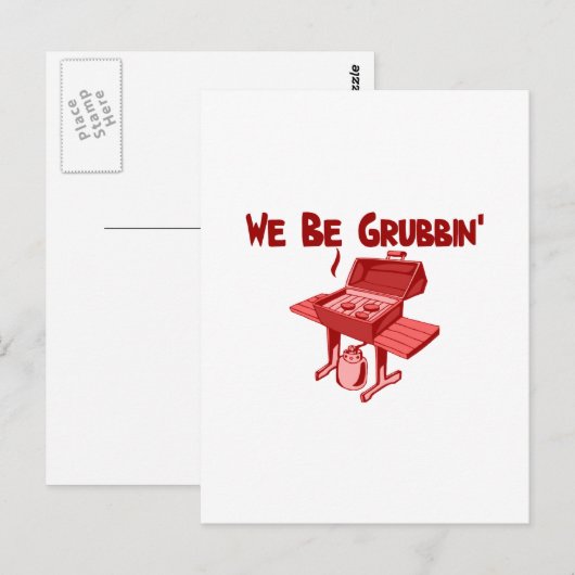 We zijn Grubbin Briefkaart (Voorkant / Achterkant)