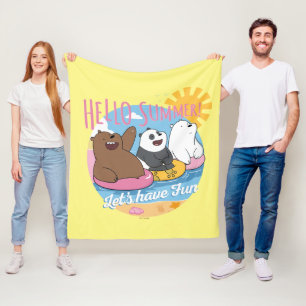 We zijn Hallo Beren. Laten we Fun hebben Fleece Deken