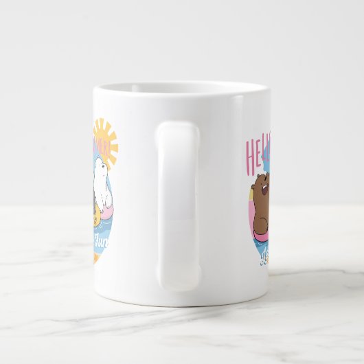 We zijn Hallo Beren. Laten we Fun hebben Grote Koffiekop (Achterkant)