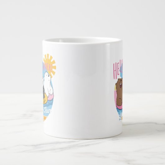 We zijn Hallo Beren. Laten we Fun hebben Grote Koffiekop (Voorkant)