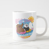 We zijn Hallo Beren. Laten we Fun hebben Grote Koffiekop (Rechts)