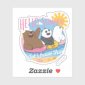We zijn Hallo Beren. Laten we Fun hebben Sticker (Vel)
