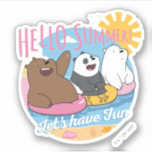 We zijn Hallo Beren. Laten we Fun hebben Sticker (Voorkant)