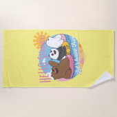 We zijn Hallo Beren. Laten we Fun hebben Strandlaken (Voorkant)