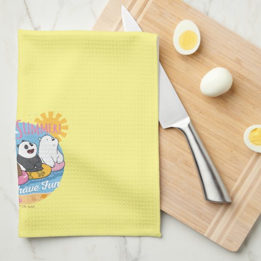 We zijn Hallo Beren. Laten we Fun hebben Theedoek (Quarter Fold)