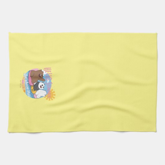 We zijn Hallo Beren. Laten we Fun hebben Theedoek (Horizontaal)