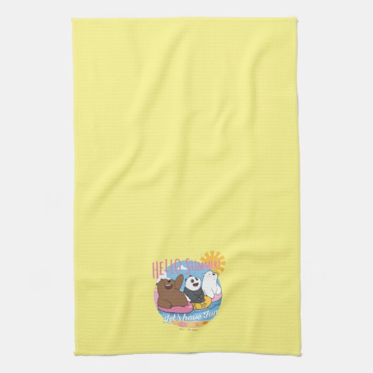 We zijn Hallo Beren. Laten we Fun hebben Theedoek (Verticaal)