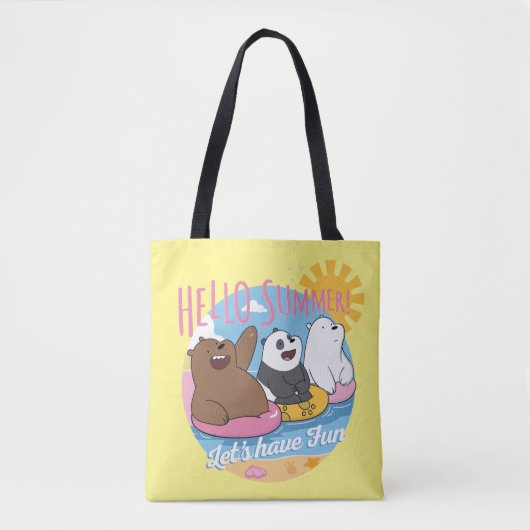 We zijn Hallo Beren. Laten we Fun hebben Tote Bag (Voorkant)